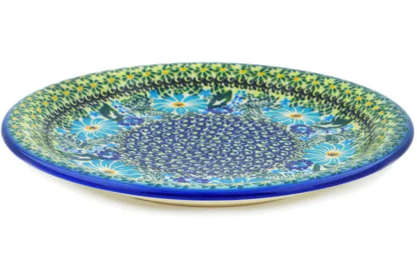 10" Dinner Plate - Soft Blue Petals