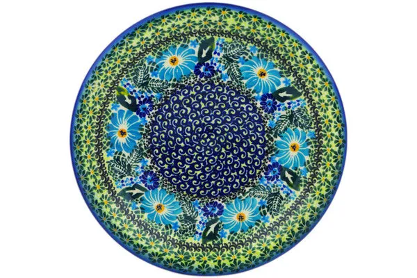 10" Dinner Plate - Soft Blue Petals