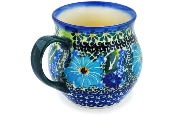 12 oz Bubble Mug - Soft Blue Petals