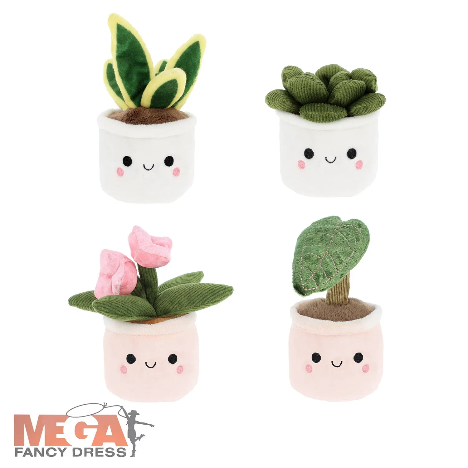 12cm Plant Bobbles Potted Plush Toys