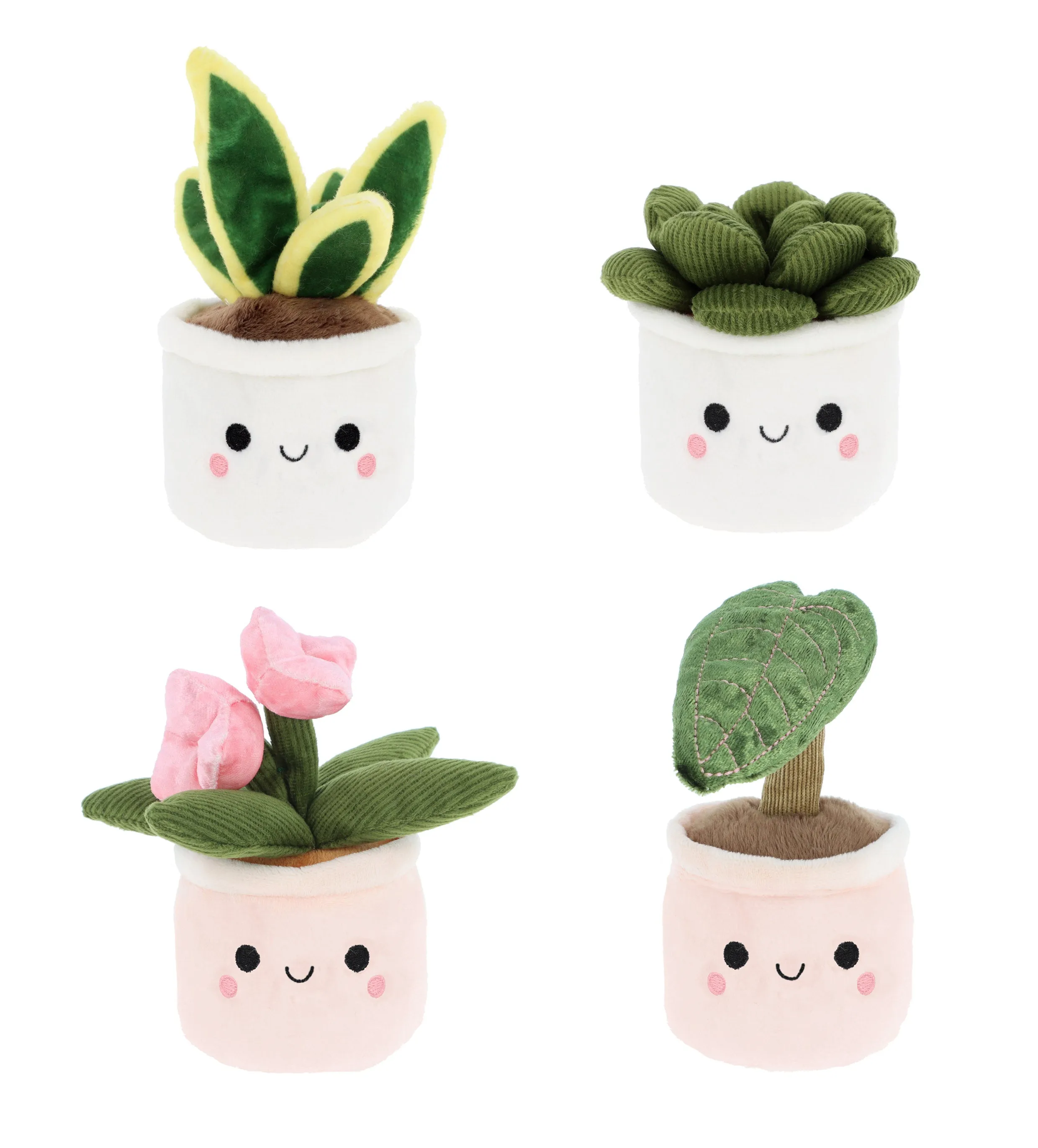 12cm Plant Bobbles Potted Plush Toys