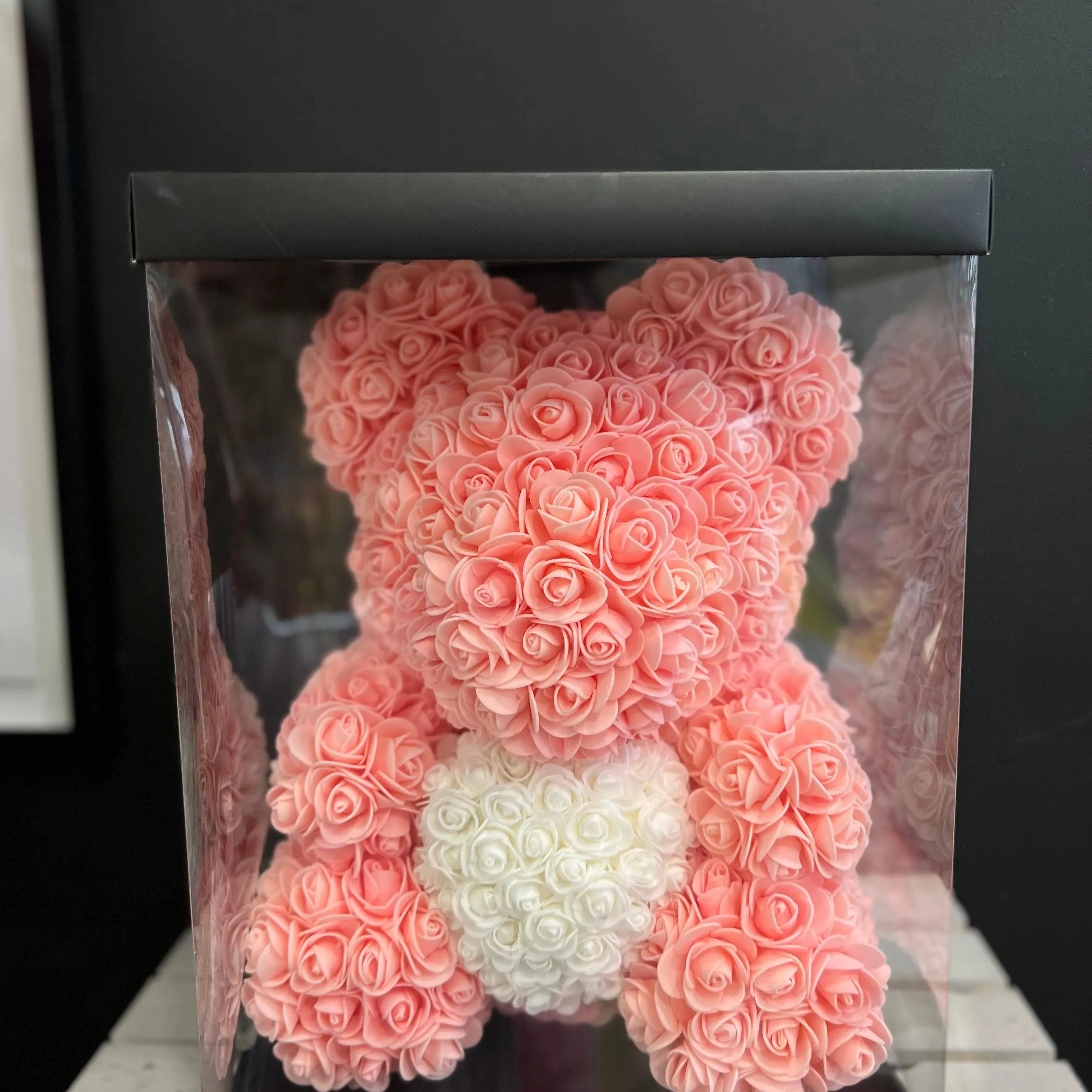 13-Rose Bear in a Box