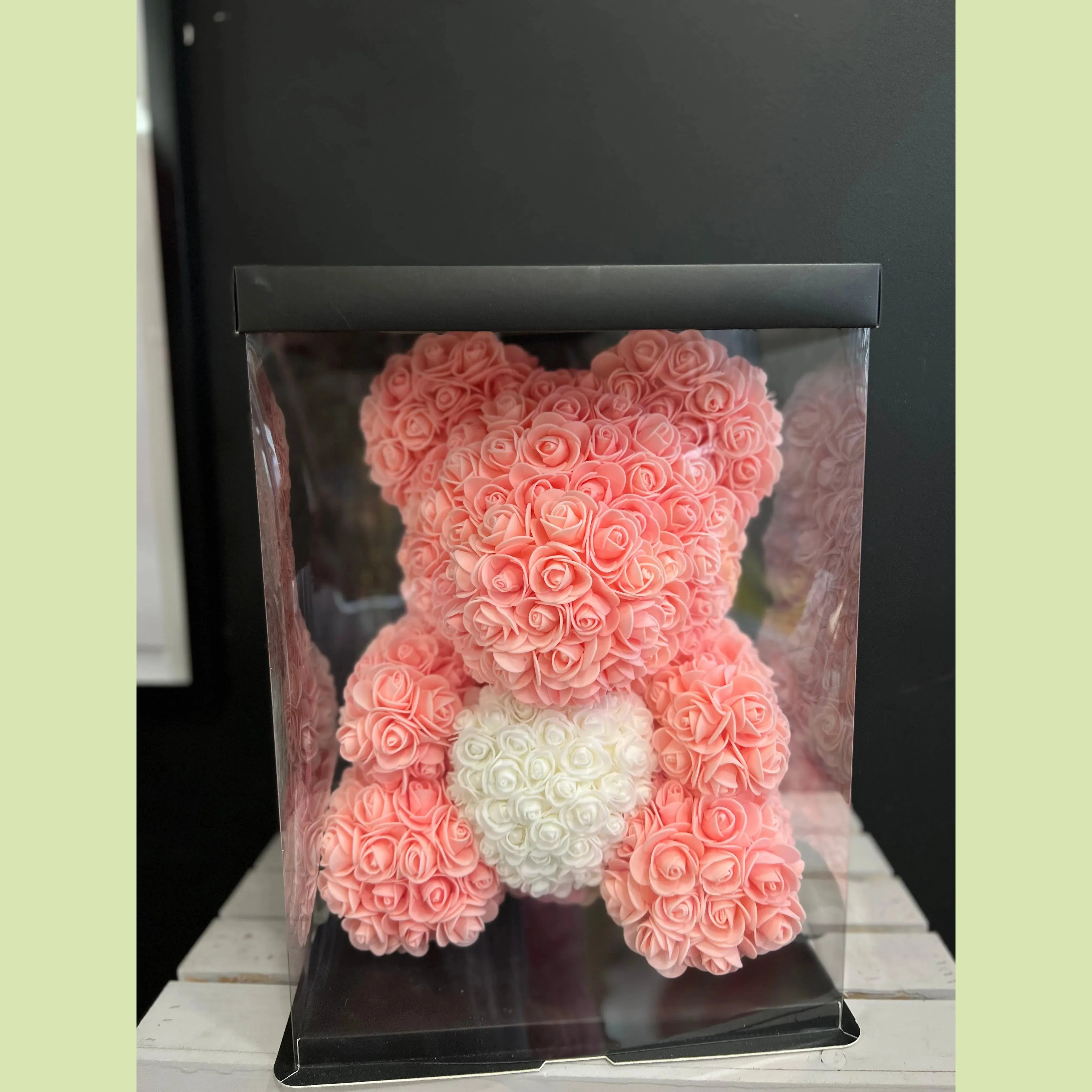 13-Rose Bear in a Box