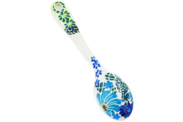 6" Spoon - Soft Blue Petals