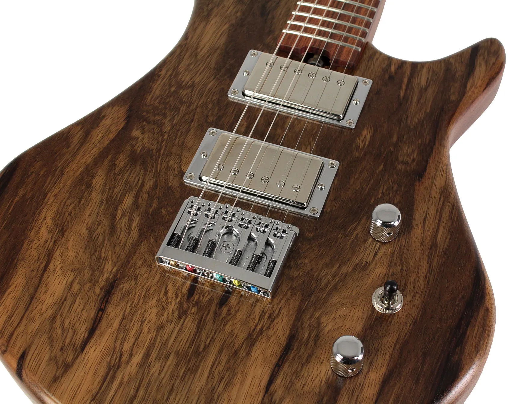 American Exotic Guitars DC-Standard, Black Limba, Walnut, Natural