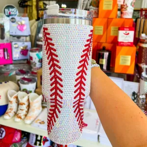 Baseball Bling Tumbler - 40oz