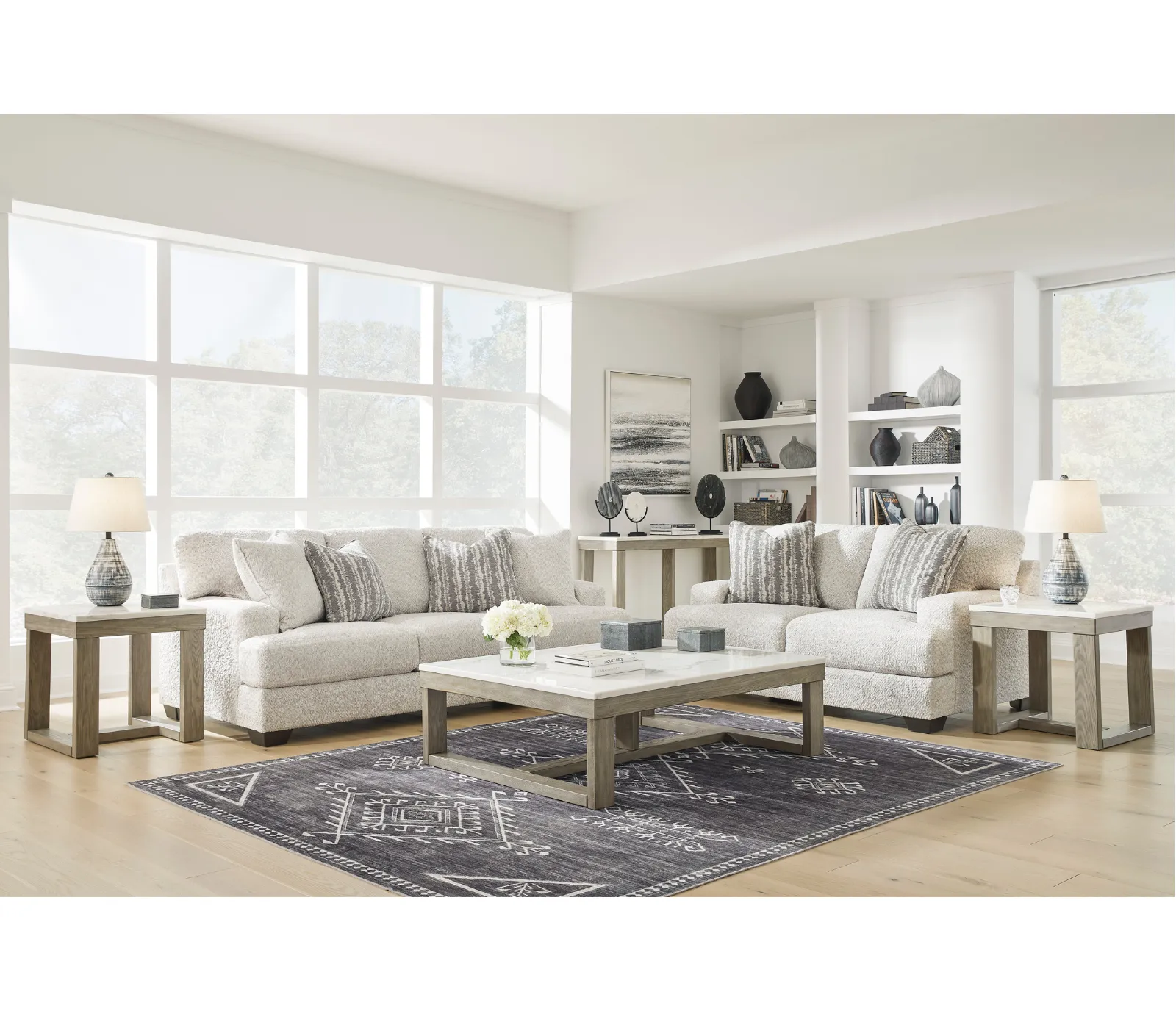 Bre Sofa - Flannel Fabric