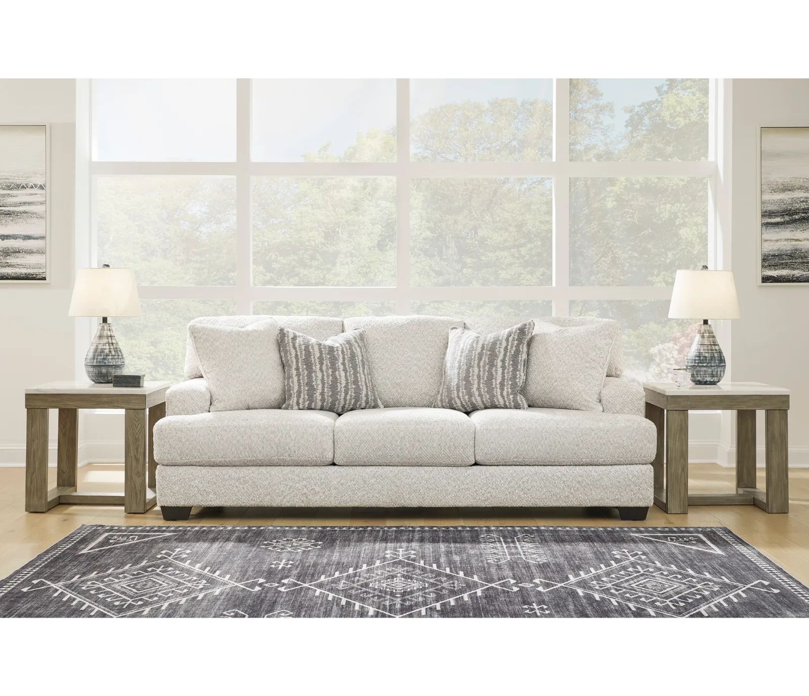 Bre Sofa - Flannel Fabric