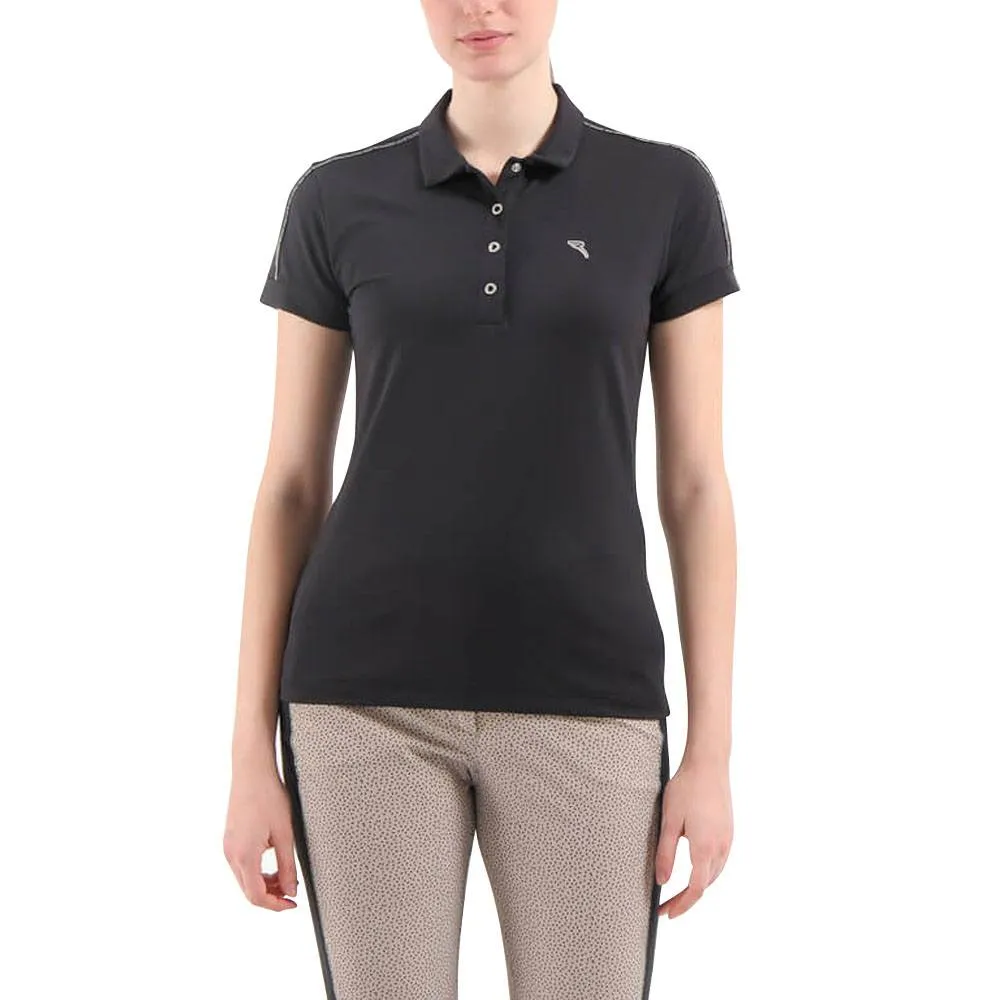 Chervo Alcon Golf Polo Black - SS22 Women