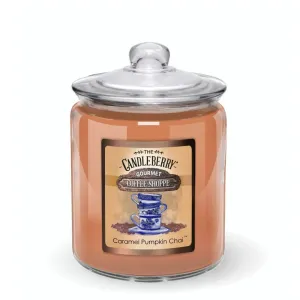 Coffee Shoppe - Caramel Pumpkin Chai™, 3 - Wick, Candy Jar Candle