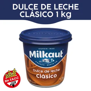 Dulce de Leche Milkaut Classic 1 kg / 2.2 lb