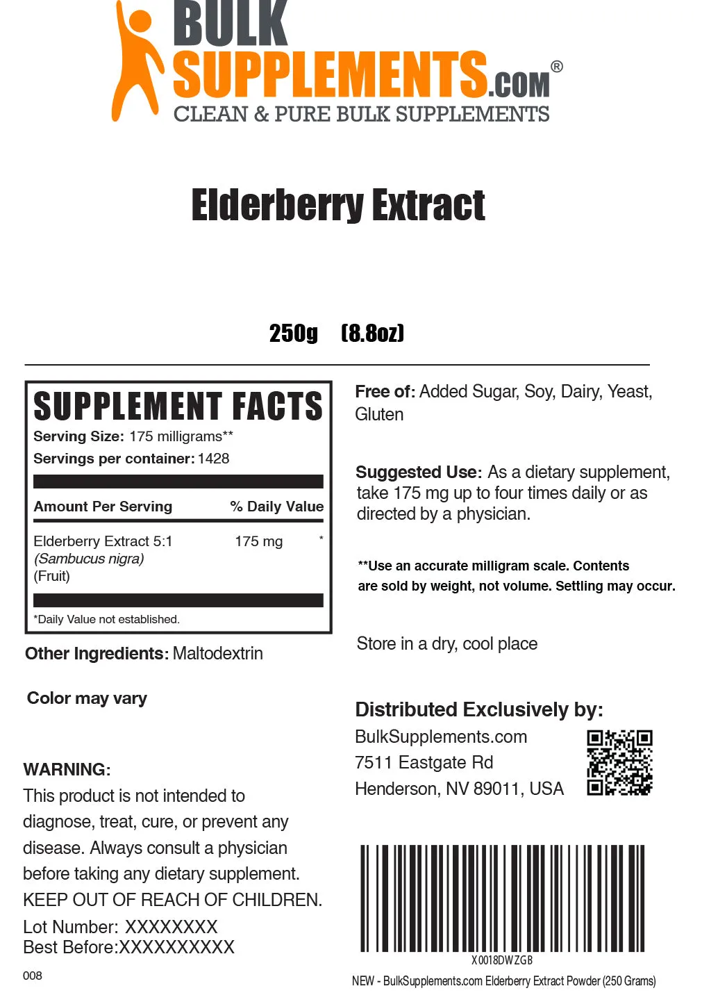 Elderberry Extract Powder