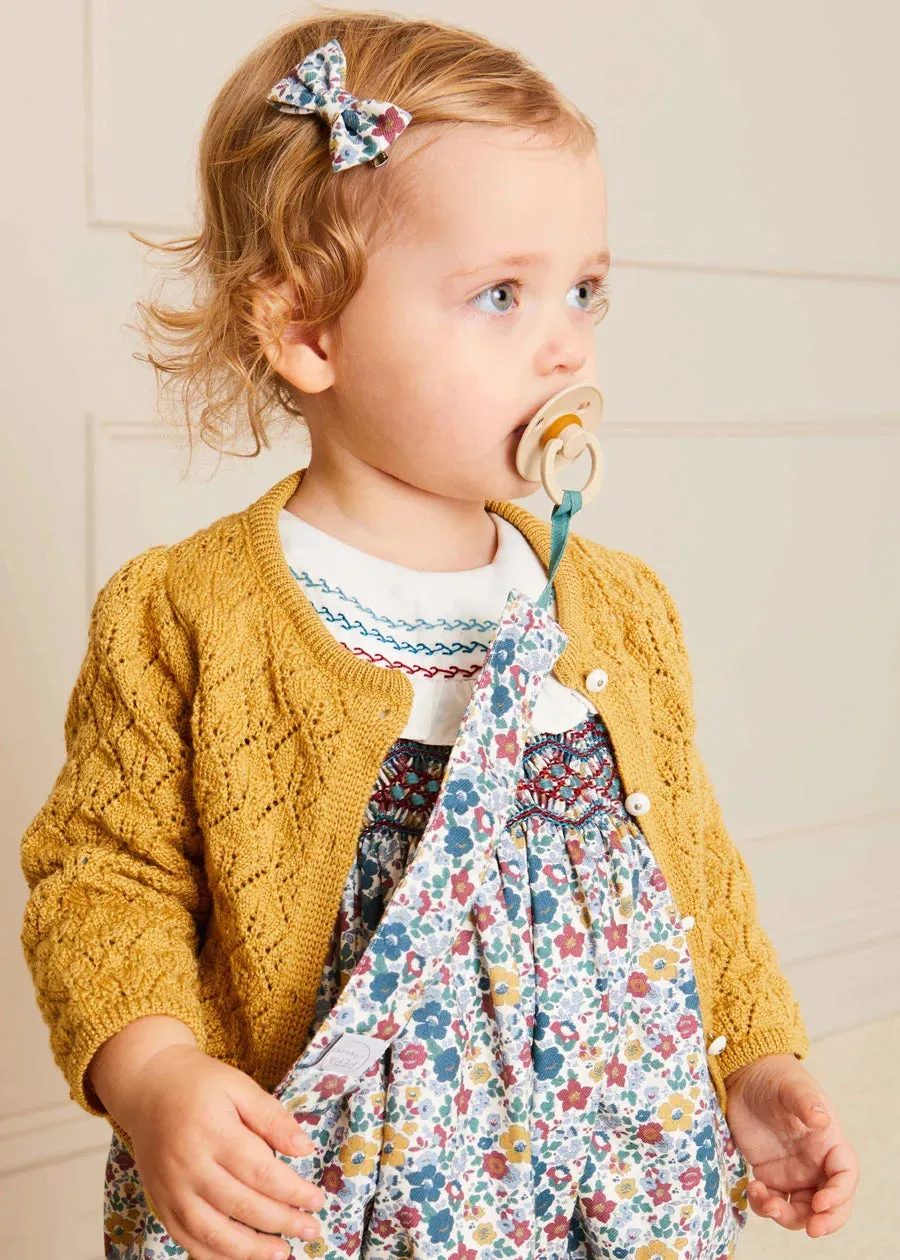 Emilia Floral Dummy Clip in Caramel