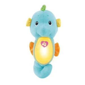 Fisher-Price Soothe & Glow Seahorse - Soothing Toy with Light, Music and Breathing Motion for Infant & Toddlers