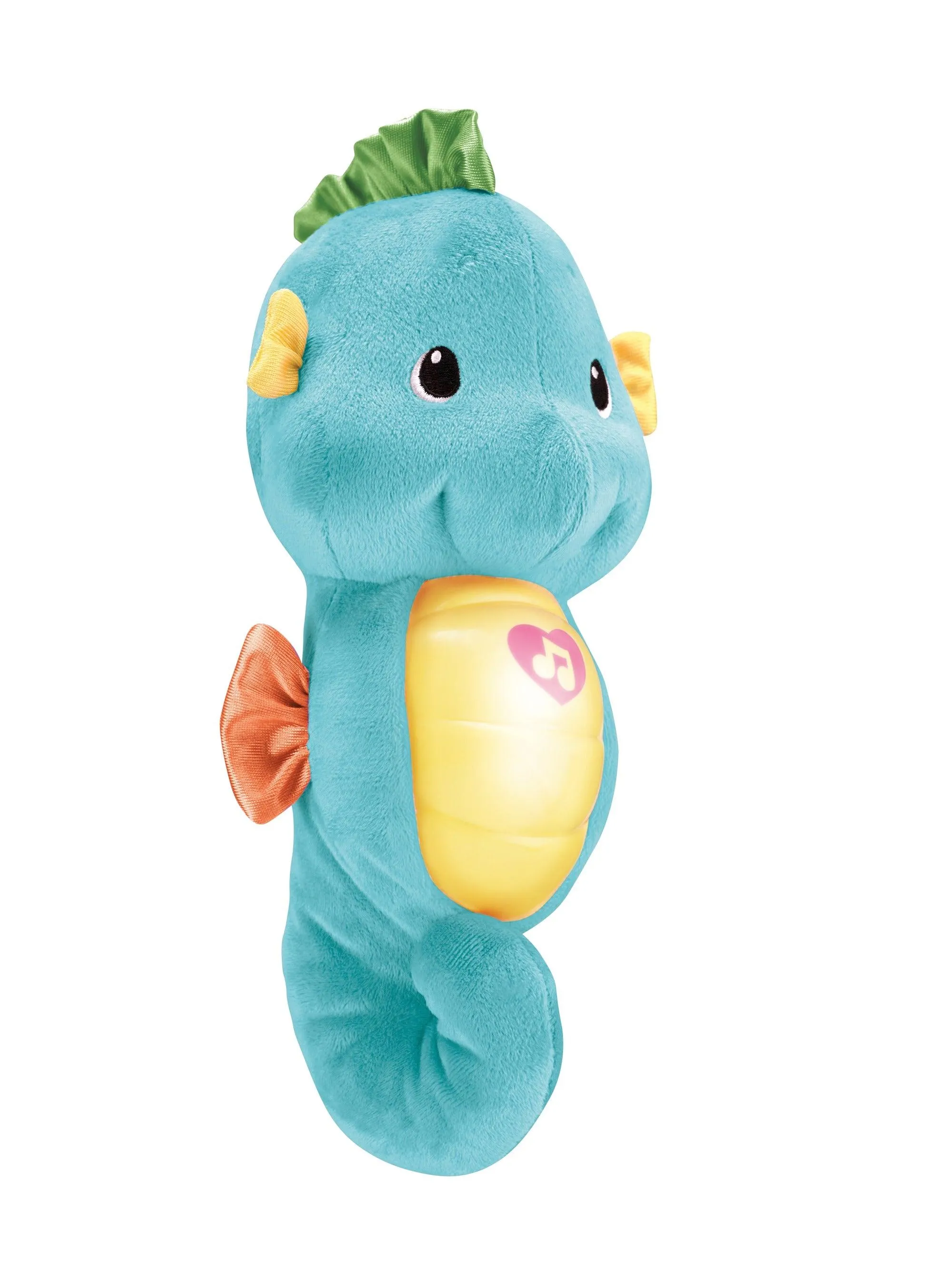 Fisher-Price Soothe & Glow Seahorse - Soothing Toy with Light, Music and Breathing Motion for Infant & Toddlers