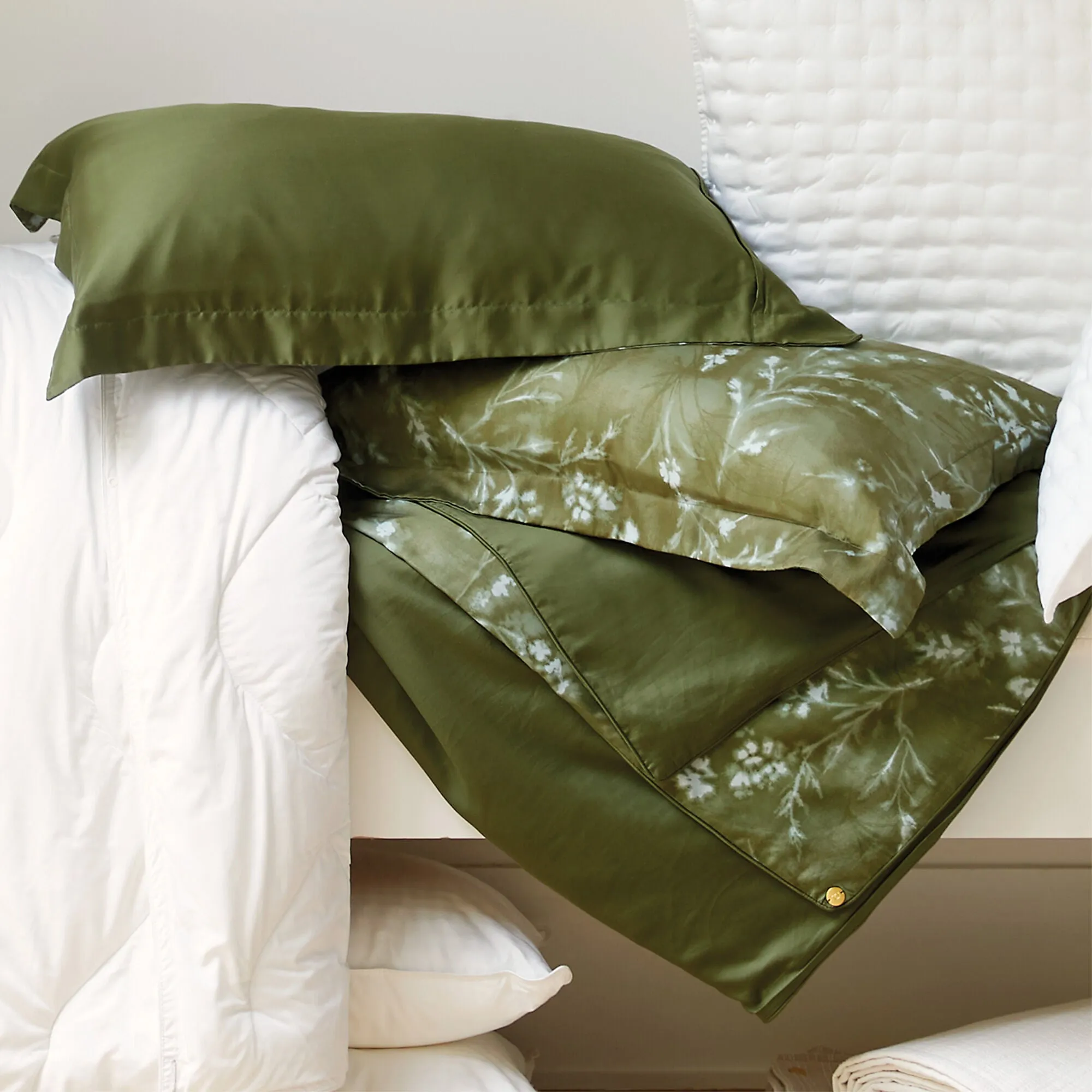 Flower Press Tencel Duvet