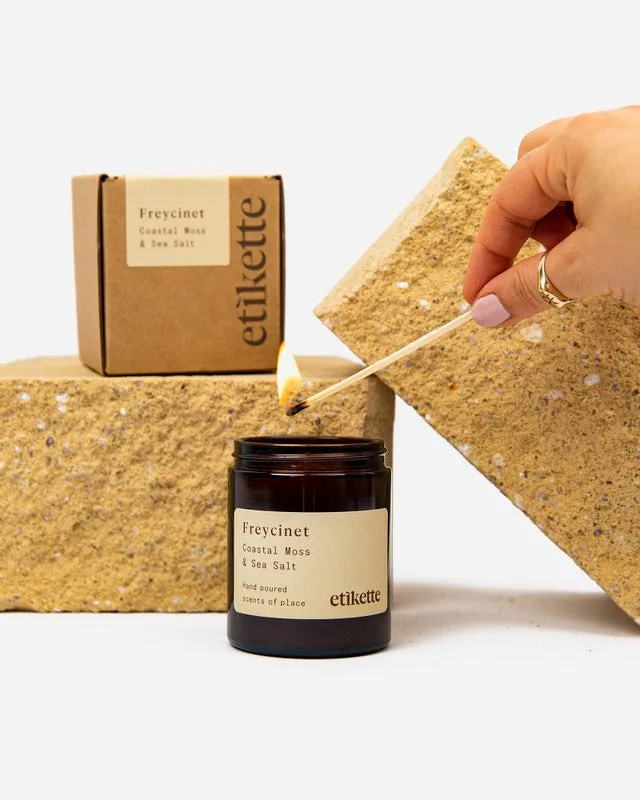 Freycinet // Coastal Moss   Sea Salt Etikette Candle