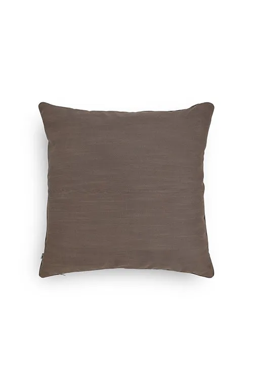 Lahar Hand Embroidered Cushion-Red