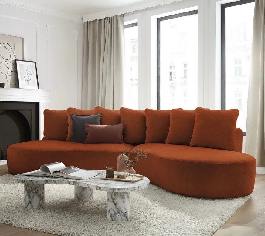 Lavina Sectional Curve Sofa