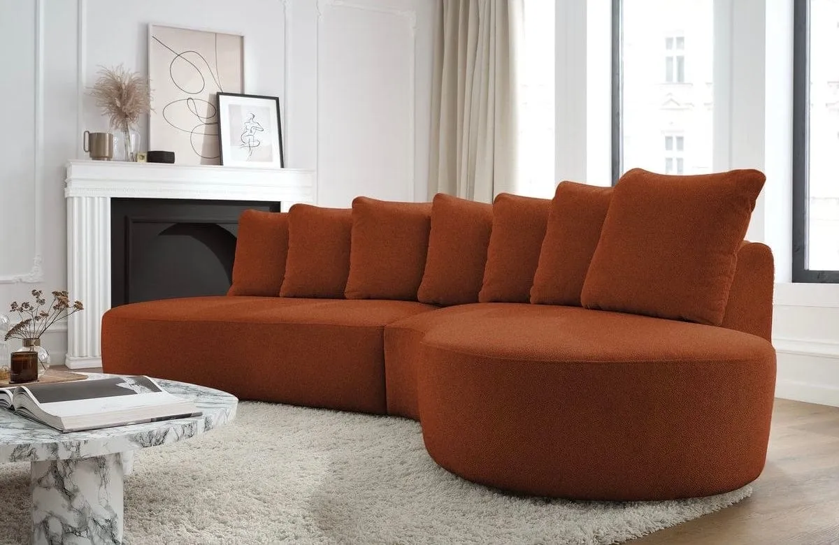 Lavina Sectional Curve Sofa