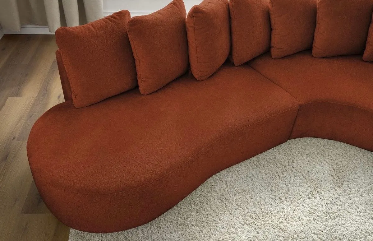 Lavina Sectional Curve Sofa