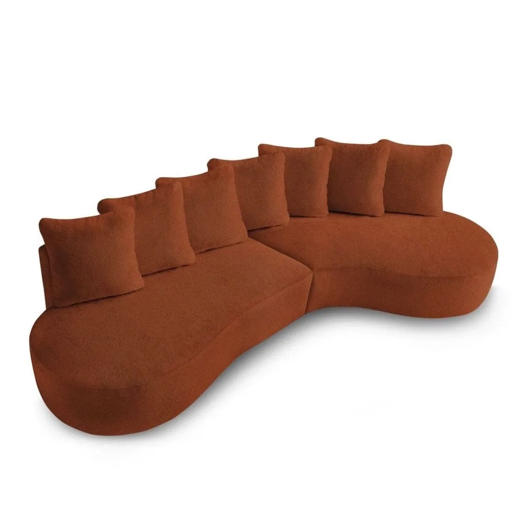 Lavina Sectional Curve Sofa