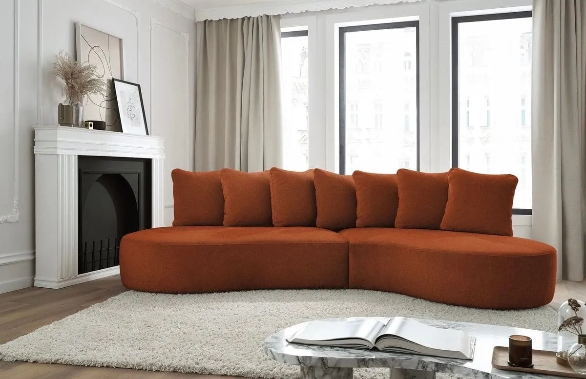 Lavina Sectional Curve Sofa