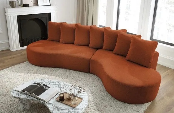 Lavina Sectional Curve Sofa