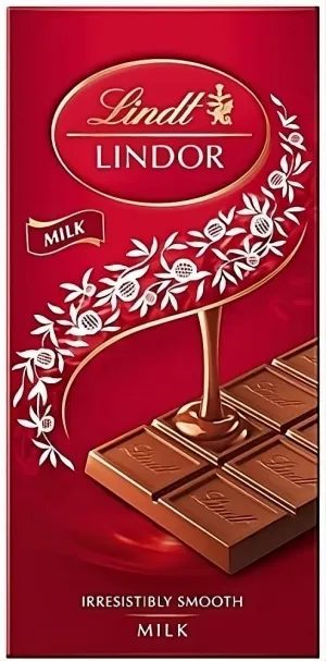 Lindt Lindor Milk Chocolate Bar 100g