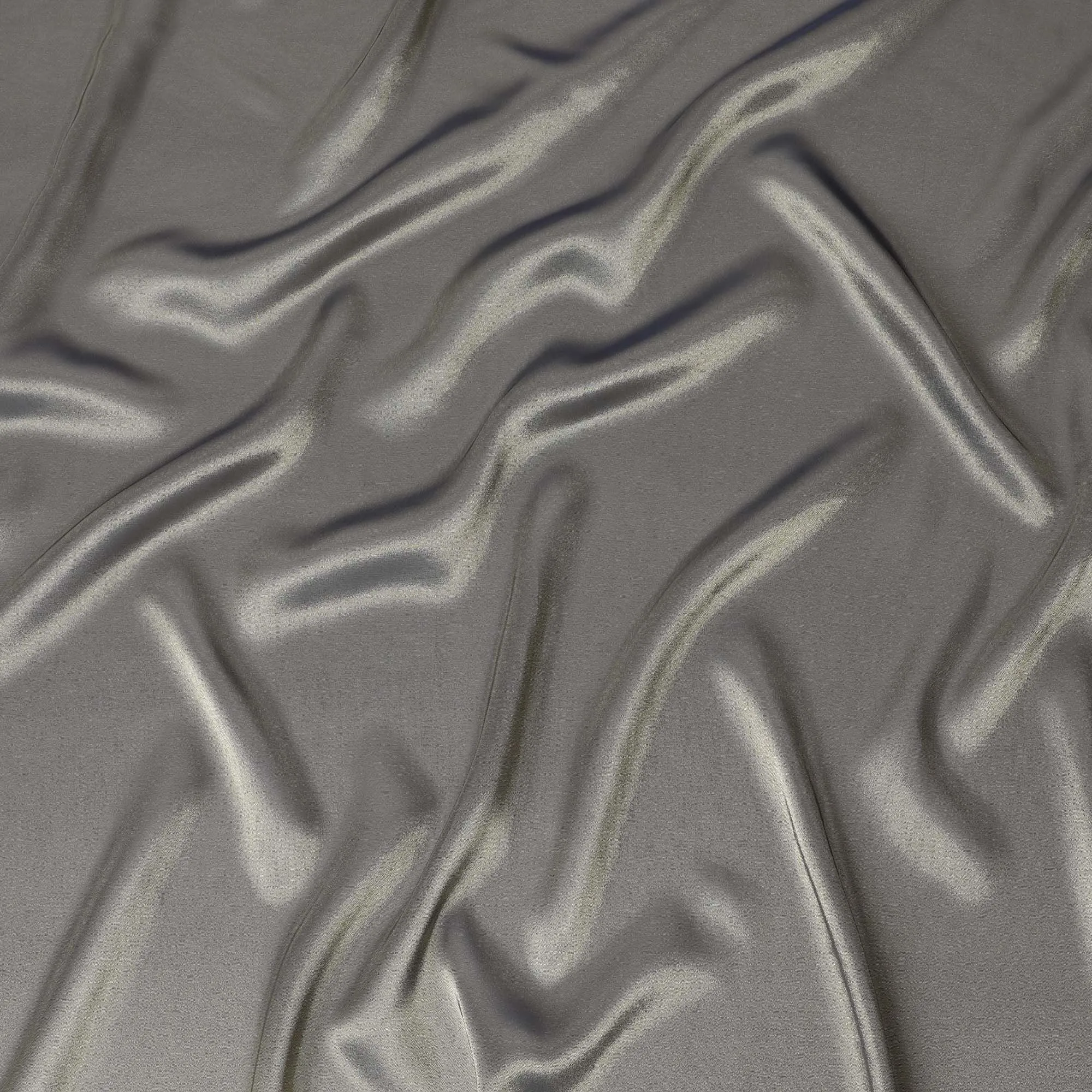 Luxurious French Silk Lame Fabric - Shimmering Navy Blue, 110cm Width - Buy in Meters-D18429