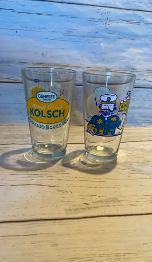 Mango Peach Kolsch Pint glass