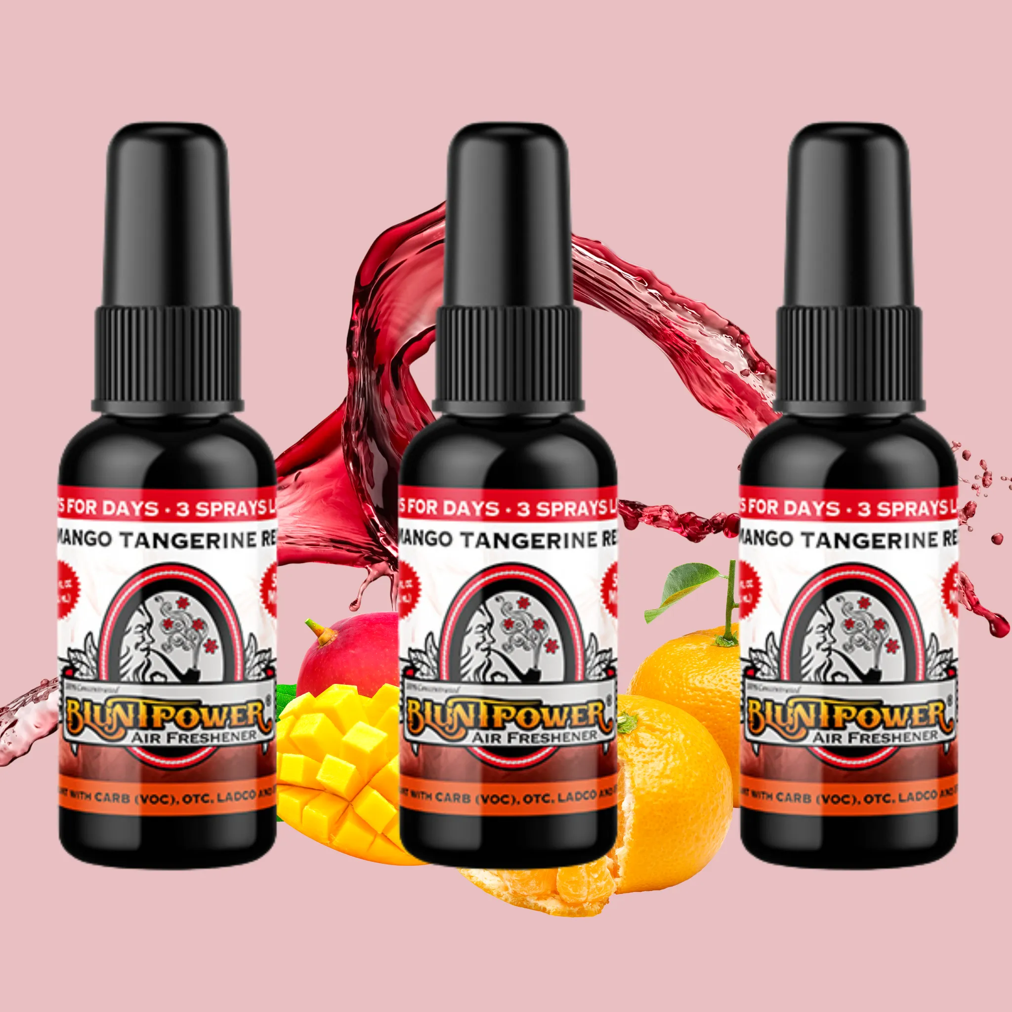 Mango Tangerine Red Air Freshener Bundle (3 Pack)