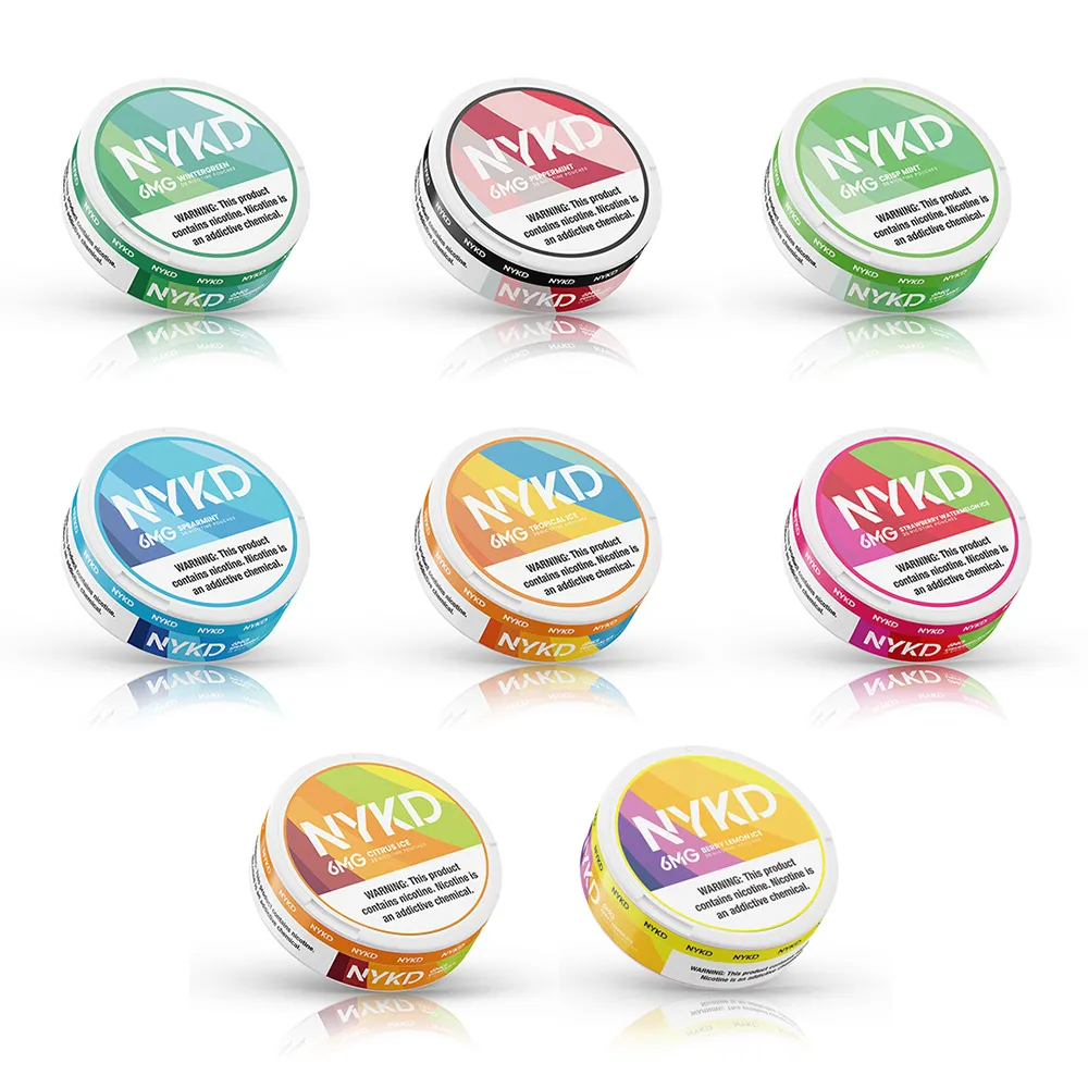 NYKD Nicotine Pouch 3-12mg x20 Pouch (5 Pack)