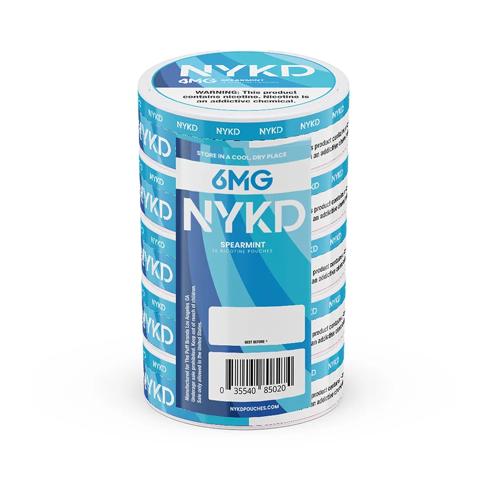 NYKD Nicotine Pouch 3-12mg x20 Pouch (5 Pack)