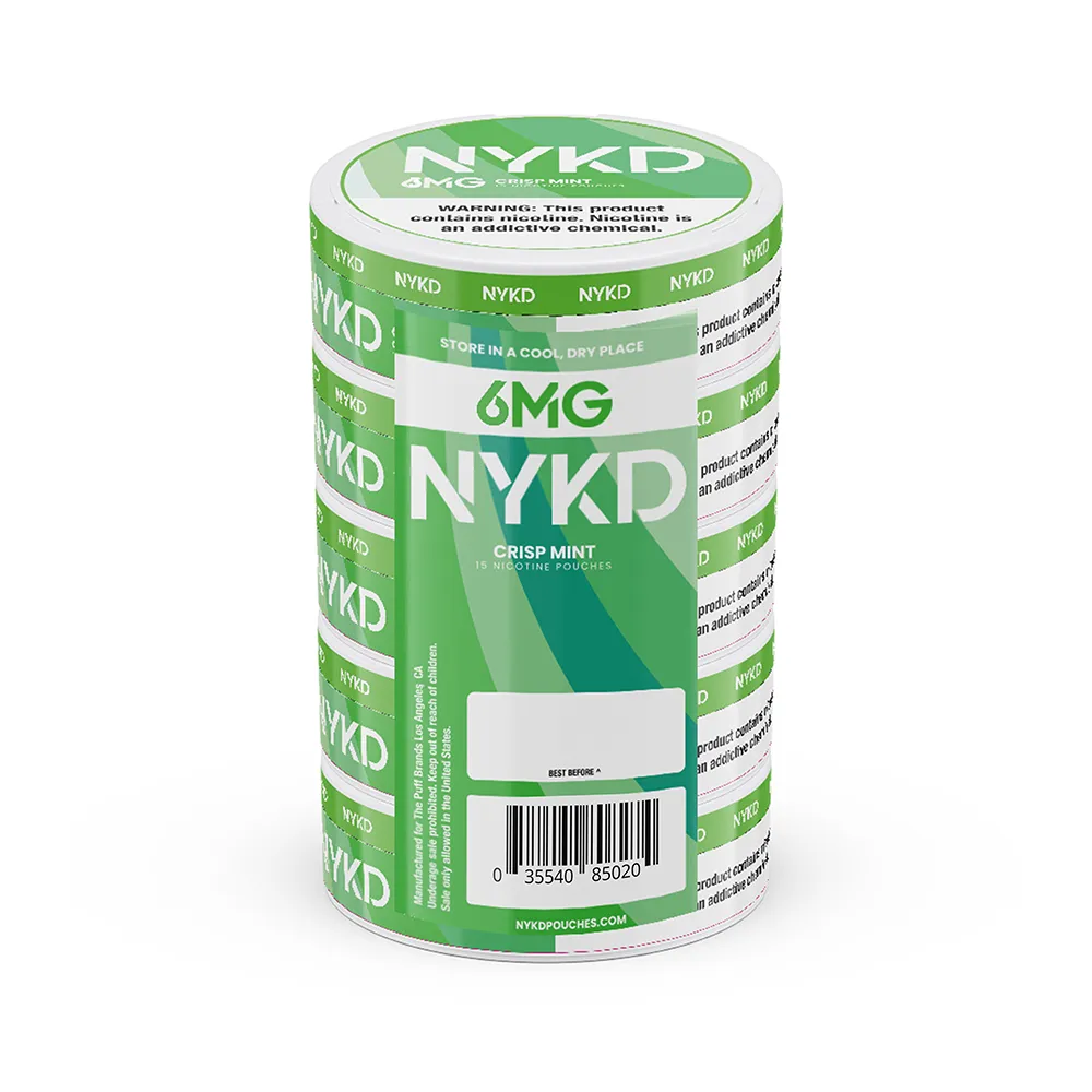 NYKD Nicotine Pouch 3-12mg x20 Pouch (5 Pack)