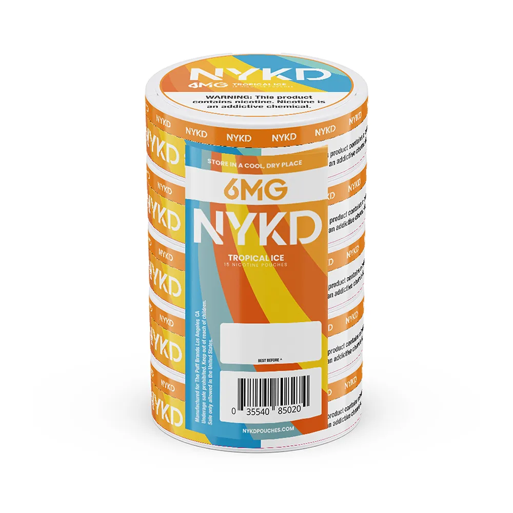 NYKD Nicotine Pouch 3-12mg x20 Pouch (5 Pack)