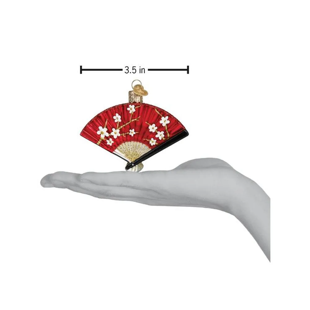 Old World Christmas Folding Fan Ornament