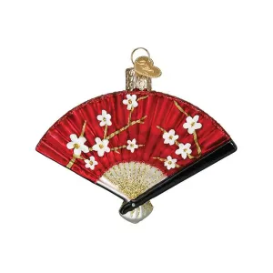 Old World Christmas Folding Fan Ornament