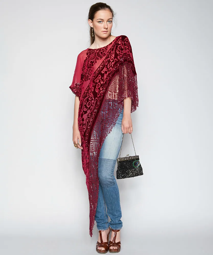 PEACOCK STARDUST BAG IN NOIR