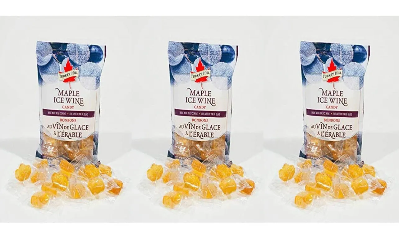 Pure Canadian ice wine Candy 90g pack of 3.