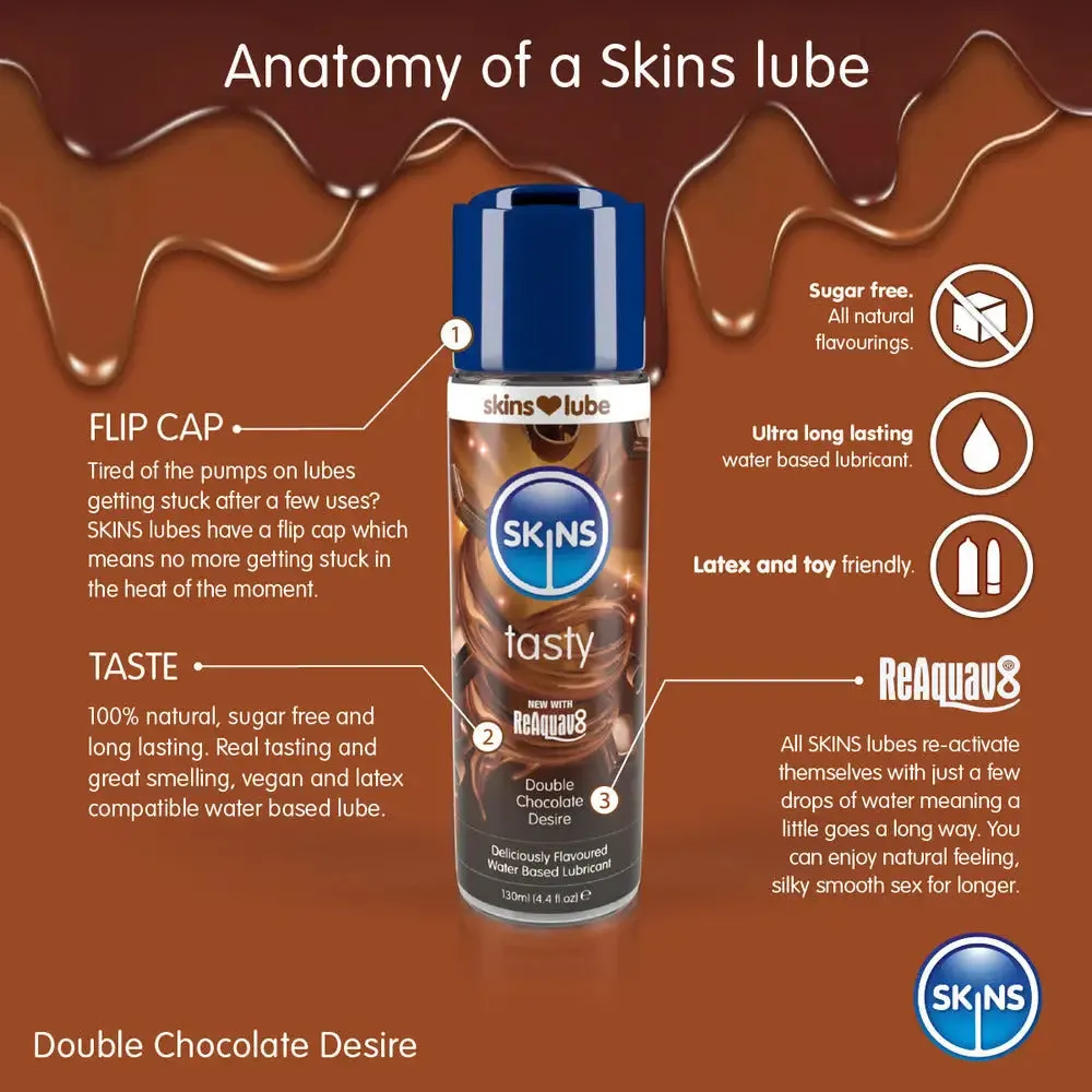 Skins Double Chocolate Desire Water-based Lubricant 130ml