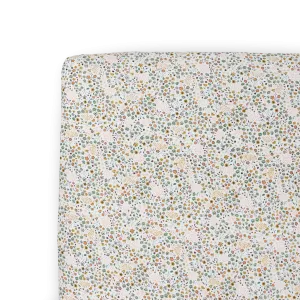 Stretch Knit Crib Sheet - Pressed Petals