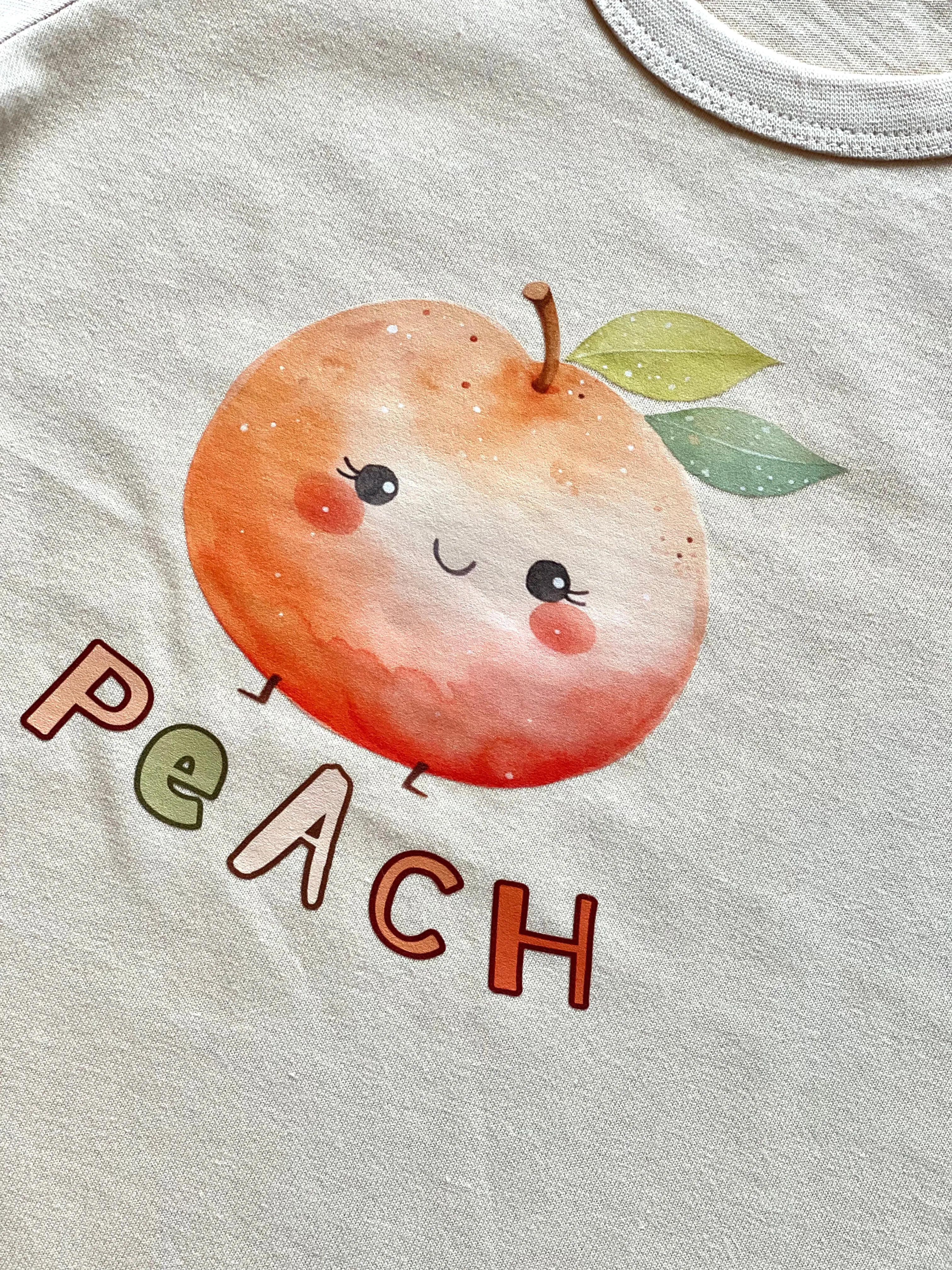Tutti Fruity - Peach - Long Sleeve T-shirt