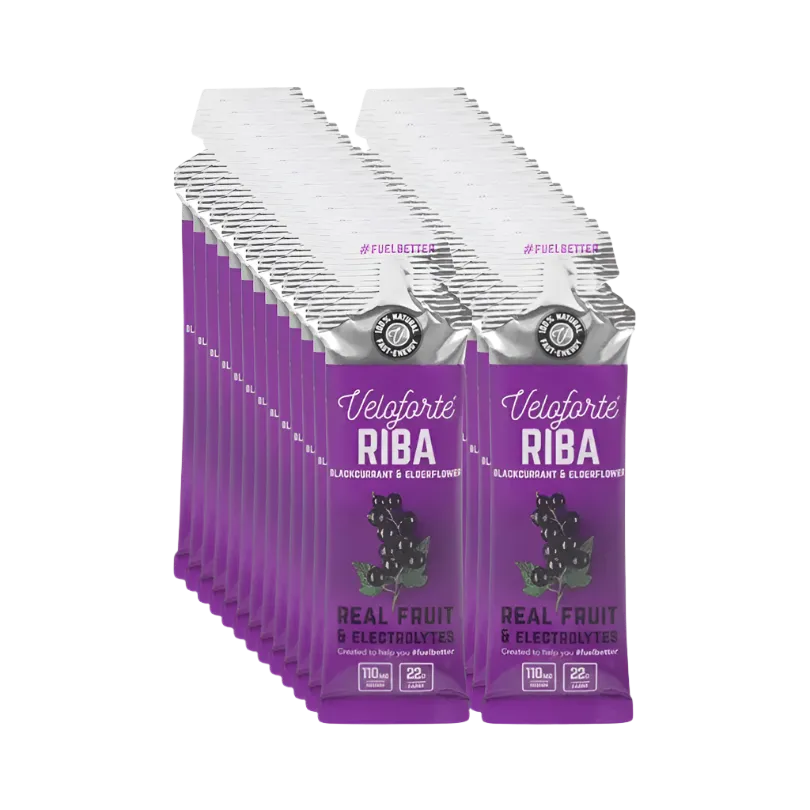 Veloforte - Energy Gels - Riba (Blackcurrant & Elderflower)