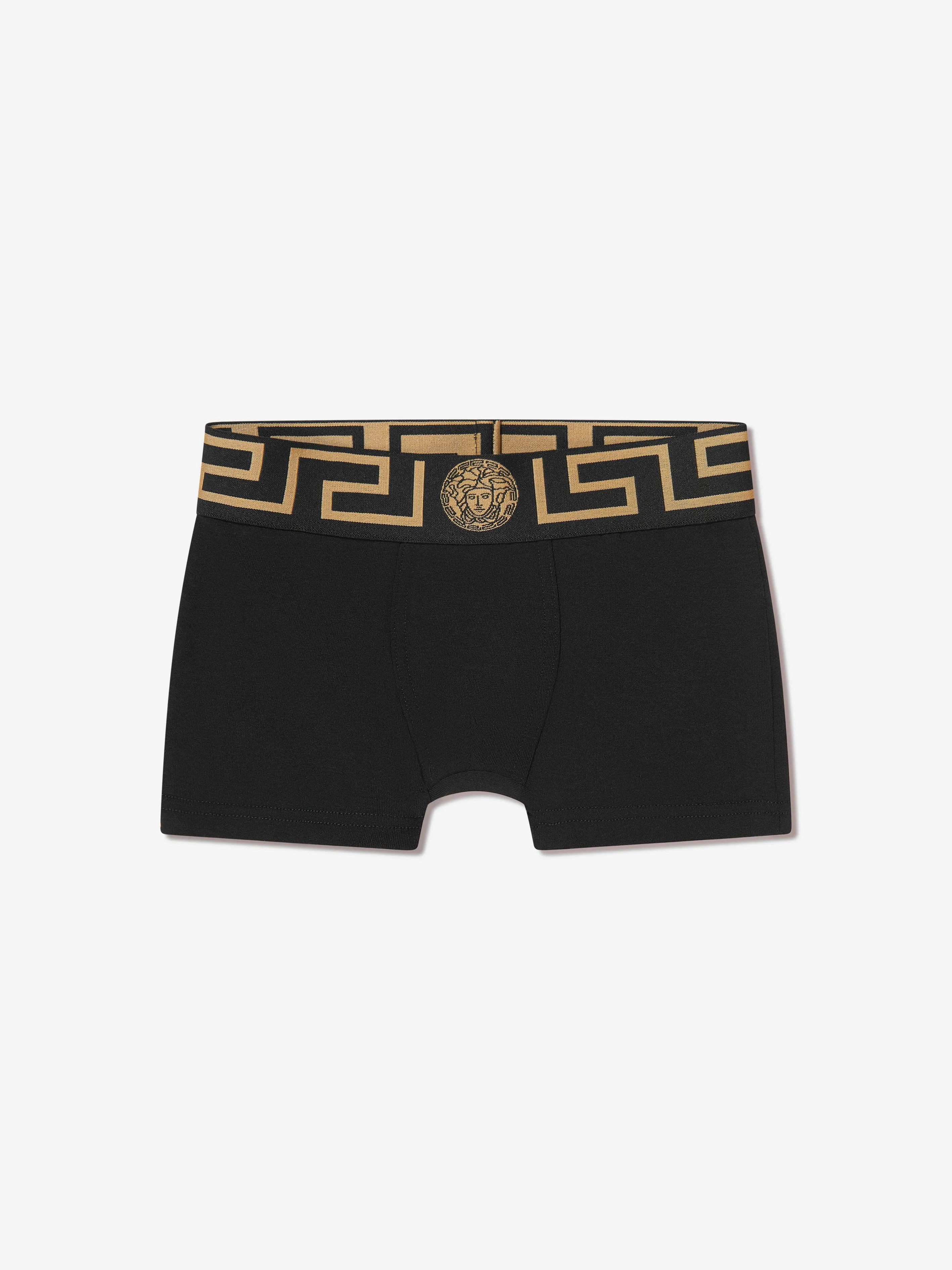 Versace Boys Organic Cotton Boxer Shorts Set (2 Pack)