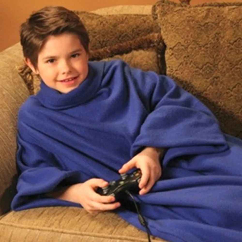 Warmie for Kids - Cozy Blank with Sleeves - Blue