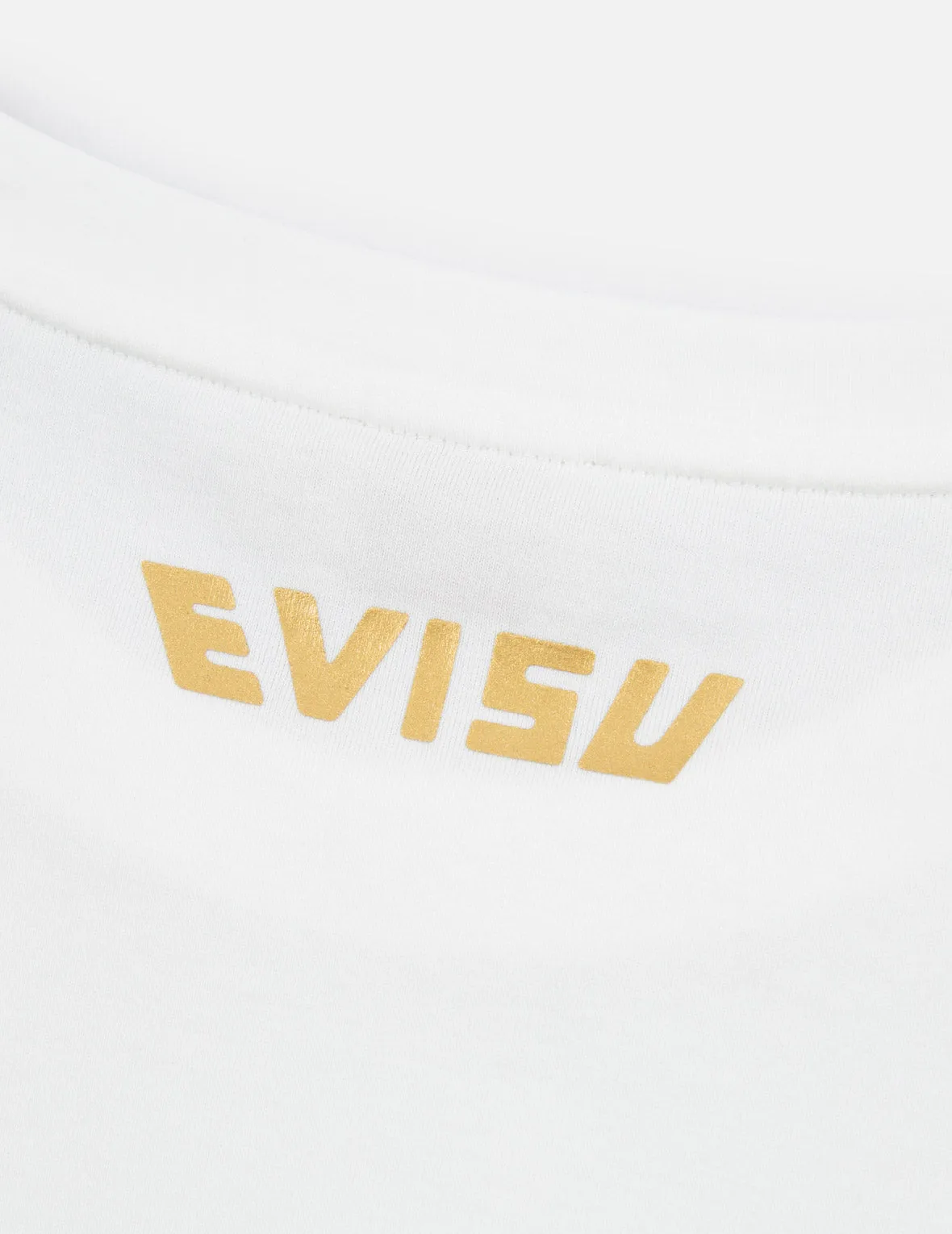 Wave-pattern Seagull Embroidery T-shirt