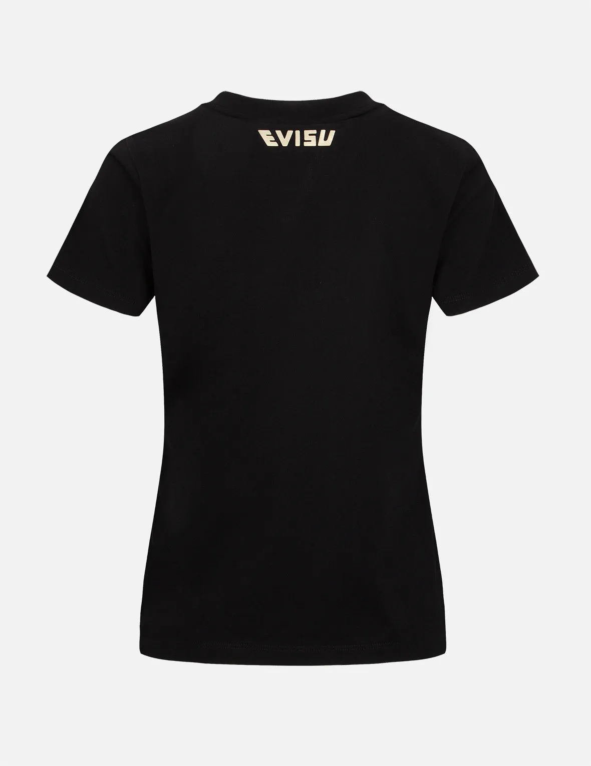 Wave-pattern Seagull Embroidery T-shirt
