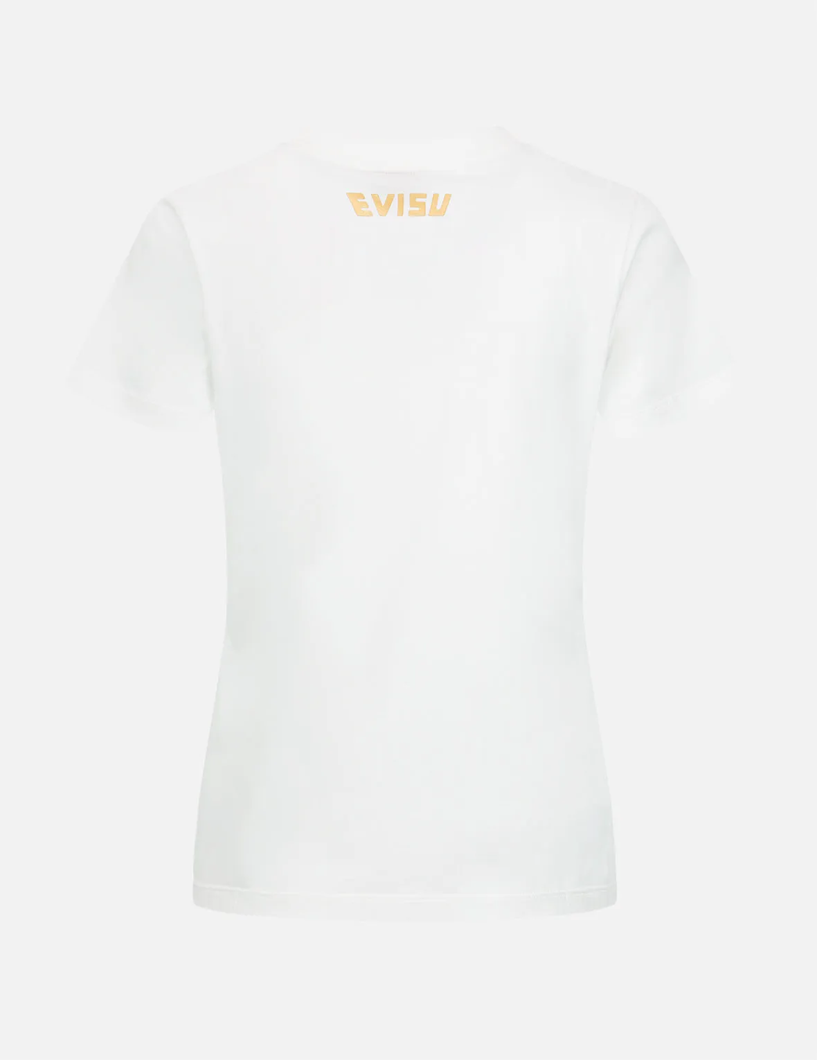 Wave-pattern Seagull Embroidery T-shirt