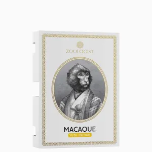 Zoologist Macaque Yuzu Edition Sample
